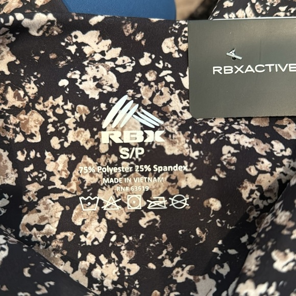 NWT RBX Peached Tech Flex 3/4 Leggings. Size Small. - Picture 6 of 6